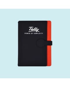 Element Notebook-Black with Red- A5- 96 Sheets